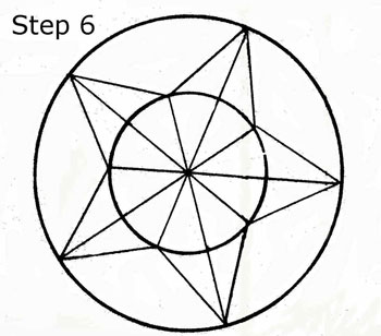 Easy paper crafts five point star how to make step6