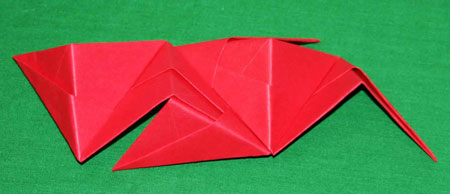 Easy paper crafts folded box ornament step 18