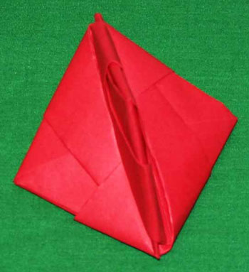 Easy paper crafts folded box ornament step 19
