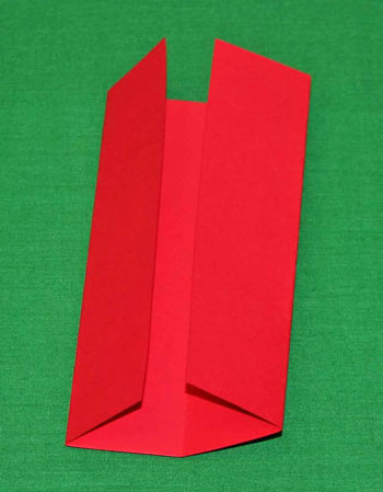 Easy paper crafts folded box ornament step 3