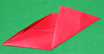 Easy paper crafts folded box ornament step 8