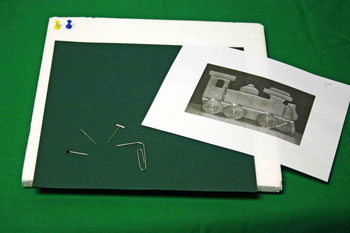 Easy paper crafts pin hole pictures step 1