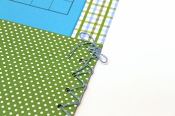 Easy paper crafts pocket calendar step 17 tie bow in yarn