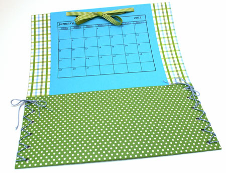 Easy paper crafts pocket calendar step 18 finished