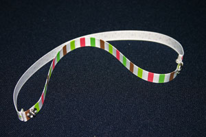 Frugal fun crafts mobius bracelet turn ribbons to right sides out