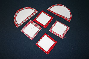 Frugal fun crafts punched quilt heart cut heart pieces