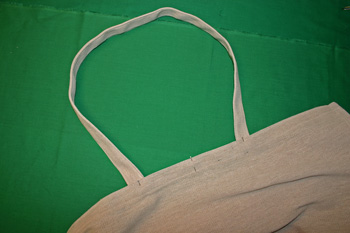 Frugal fun projects easy canvas shopping bag pin handle