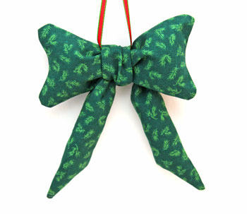Stuffed Bow Decoration step 11 hang to display