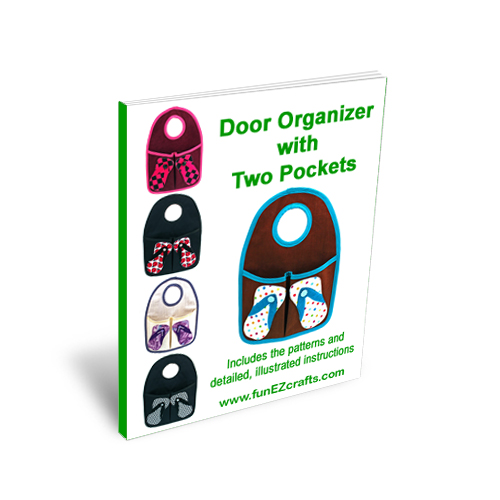 Door Organizer Two Pockets with Flip Flops - Detailed Instructions