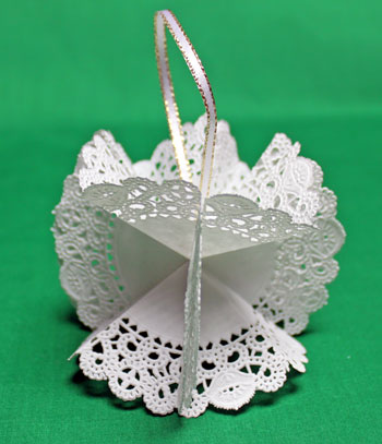 Folded Paper Doily Ornament step 12 prepare to display