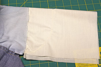 How to repair jeans pocket step 12 double stitched seam