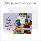 Jolly Santa Claus Greeting Cards on the funEZ Bazaar