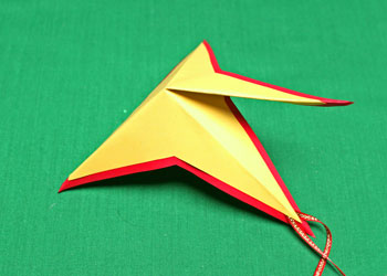 Joyful Star Ornament step 7 fold star valleys