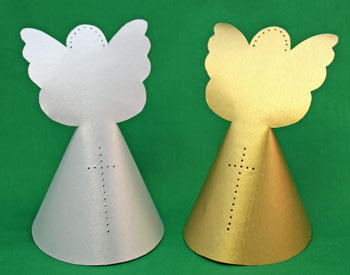 Paper Cone Angel with Wings
