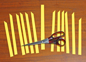 Paper Intersections Flower step 1 cut shapes