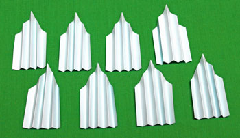 Pleated 8-Point Star step 3 finish folding shapes