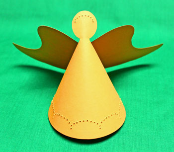 Winged Cardstock Angel