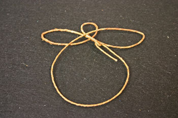 Easy Angel Crafts - Wire Angel - loop wire to make body